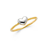 14K 2T CZ Fancy Ring (RG2163)