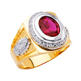 14K 2T Men's CZ Ring (RG2705)