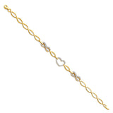 14KY CZ Bracelet (AB297)
