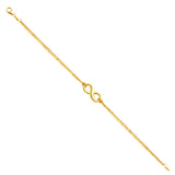 Bold Gold Infinity Bracelet