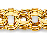 14KY Fancy Link Bracelet (AB820)