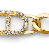 14KY CZ Fancy Bracelet (AB825)