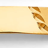 14K 2T Figaro WP Butterfly ID Bracelet (AB864)