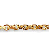 14KY Light Flower Anklet (9+1) (AB982)