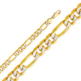 Figaro Regular White Pave Chain