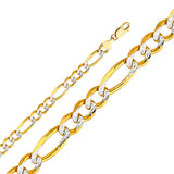 Figaro Regular White Pave Chain