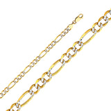 Figaro Regular White Pave Chain