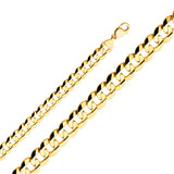 Gold Curb Concave Regular Chain