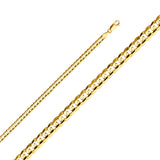 Gold Curb Concave Regular Chain