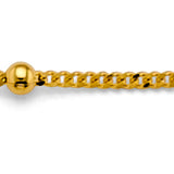 14KY 1.9mm Plain Ball Station Chain (CH621)