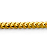 14KY 1.2mm Flat Franco Chain (CH624)