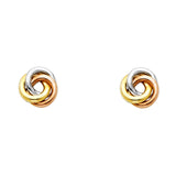 14K 3C Circle Earrings (ER614)