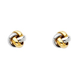 14K 2T Love Knot Earrings (ER720)