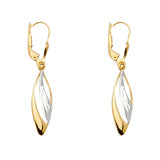 14K 3C Fancy Dangling Earrings (ER1555)