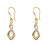 14KY 2T Infinity Earrings (ER1566)