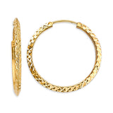 14KY DC Endless Hoop Earrings (ER1902)