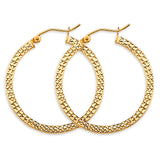 14KY DC Hoop Earrings (ER1904)