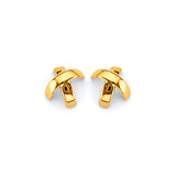 14KY Extra Style Push Back Earrings (ER1932)