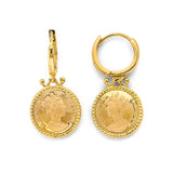 14KY Queen Elizabeth Earrings/Set (ER1961)
