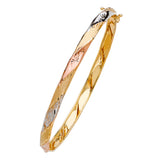 5mm Tri-Tone Polished Bangle