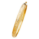 8mm Smooth Gold Bangle