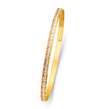 3.5mm Slimline Crosshatch Bangle