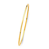 1.5mm Polished Yellow Gold Design Bangle