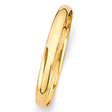 8mm Polished Gold Bangle