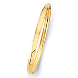 5mm Slim Polished Gold Bangle