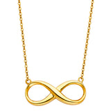 14KY Infinity Necklace (NK211)