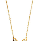 14KY Meshed Butterfly Necklace (NK430)
