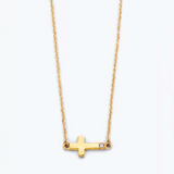 Petite Cross Necklace