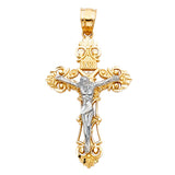 Petite Crucifix with Two-Tone