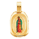 14KY Virgin De Guadalupe Picture Pendant (PT145)