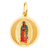 14KY Virgin De Guadalupe Picture Pendant (PT149)