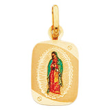 14KY Virgin De Guadalupe Picture Pendant (PT150)