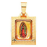 14KY Virgin De Guadalupe Picture Pendant (PT154)