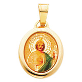 Oval Sacred Heart Pendant