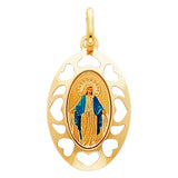 14KY Milagrosa Picture Pendant (PT181)