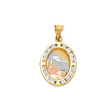 Saint Benedict Oval Pendant