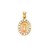 Oval Miraculous Medal Pendant