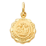 14KY Baptism Pendant Big (PT239)