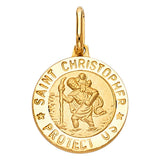 Oval Saint Christopher Pendant