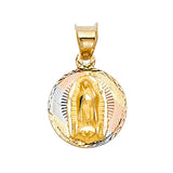 Large Virgin Oval Pendant