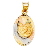 Oval Virgin Pendant