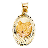 14KY Religious Stamp Pendant (PT333) (PT333)