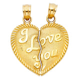 14KY Heart Pendant (PT407) (PT407)