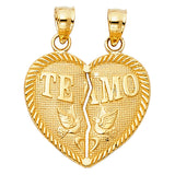 14KY Heart Pendant (PT409) (PT409)