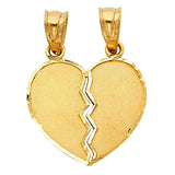 14KY Heart Pendant (PT415) (PT415)