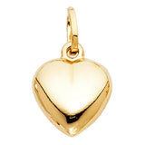 14KY Hollow Heart Pendant (PT445) (PT445)